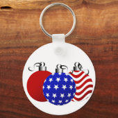アメリカのクリスマス キーホルダー (正面)