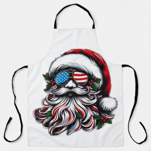 アメリカのクリスマス・サンタ エプロン