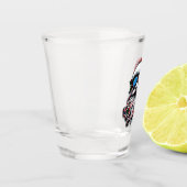 アメリカのクリスマス・サンタ ショットグラス (左)