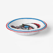 アメリカのクリスマス・サンタ ペーパーボウル (傾斜あり)