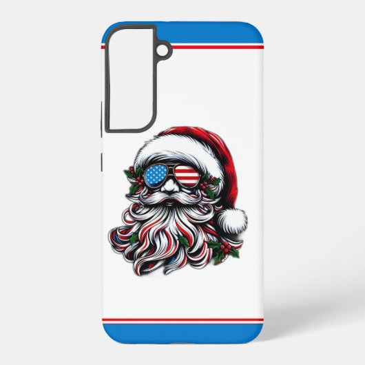 アメリカのクリスマス・サンタ SAMSUNG GALAXYケース (裏面)