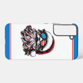 アメリカのクリスマス・サンタ SAMSUNG GALAXYケース (裏面横)