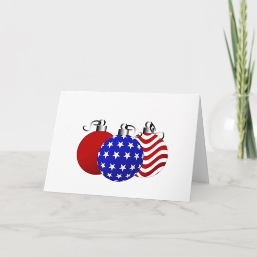 アメリカのクリスマス シーズンカード (正面)