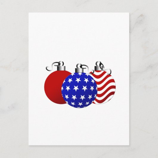 アメリカのクリスマス シーズンポストカード (正面)