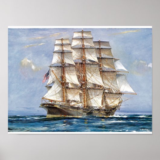 アメリカのクリッパー・ソブリン・オブ・ザ・シー ポスター (正面)
