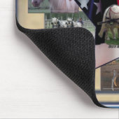 アメリカのクリーム色のコラージュ マウスパッド (コーナー)