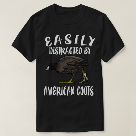 アメリカのクート族の鳥の野鳥観察に気を取られる Tシャツ (デザイン正面)