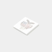 アメリカのグランジーフラッグと鷹 ポストイット (アングル)