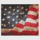 アメリカのグランジ旗艦アメリカの接戦  ラッピングペーパー (フラット)