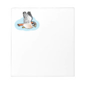 アメリカのケストレルが飛んでいる ノートパッド (正面)