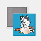 アメリカのケストレルが飛んでいる マグネット (正面/裏面)