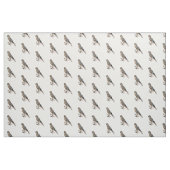 アメリカのケストレル鳥の漫画イラストレーション ファブリック (ファットクウォーター)