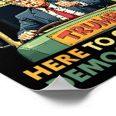 アメリカのゲージお気に入りのマン・トランプがゲージに乗る ポスター (角)