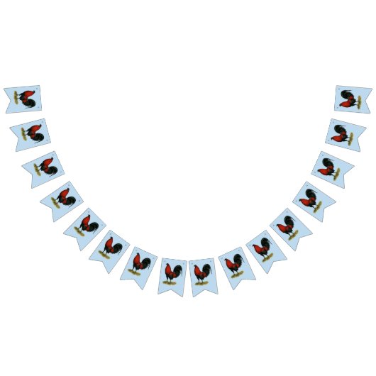 アメリカのゲームBB黒赤鶏 バンティングフラッグ (全)