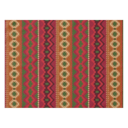 アメリカのコロンブス以前のアステカなインカ人のマヤの敷物のテーマ テーブルクロス (正面(横))