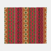 アメリカのコロンブス以前のアステカなインカ人のマヤの敷物のテーマ フリースブランケット (正面(横))