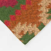 アメリカのコロンブス以前のアステカなインカ人のマヤの敷物のテーマ フリースブランケット (角)