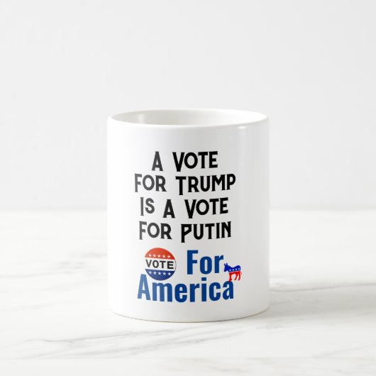 アメリカのコーヒー・マグカップに投票 コーヒーマグカップ (中央)