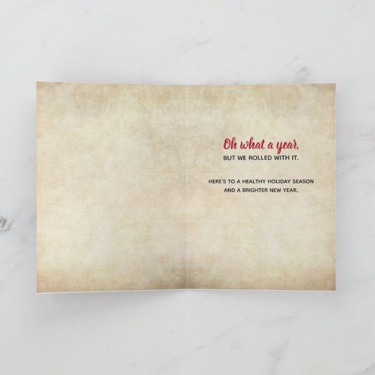 アメリカのゴシック様式のクリスマス、楽しい時転が間 シーズンカード (内部)