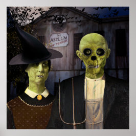 アメリカのゴシック様式のハロウィーン ポスター