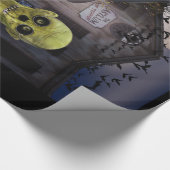 アメリカのゴシック様式のハロウィーン ラッピングペーパー (角)