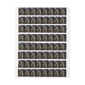 アメリカのゴシック様式のハロウィーン ラップアラウンド宛名ラベル (シート)