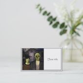 アメリカのゴシック様式のハロウィーン 名刺 (スタンド正面)