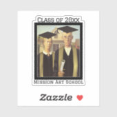 アメリカのゴシック様式の卒業 シール (シート)