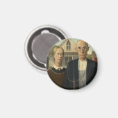 アメリカのゴシック様式の象徴的なアートワークの範囲 マグネット (正面/裏面)