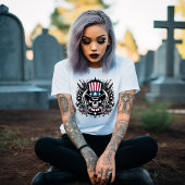 アメリカのゴシック様式の7月4日 Tシャツ