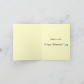 アメリカのゴシック様式カップルのバレンタインカードは個人化なります シーズンカード (内部)