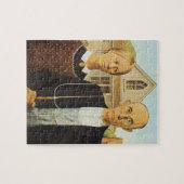 アメリカのゴシック様式 ジグソーパズル (横)