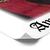 アメリカのゴシック猫キャラクターアート ポスター (角)