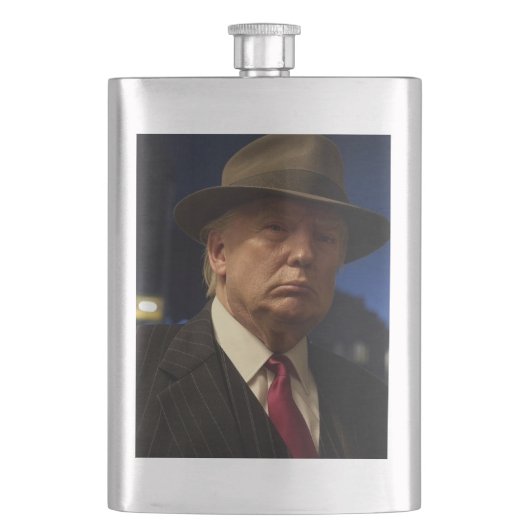 アメリカのゴッドファーザー・ドン・J・トランプ フラスク (正面)
