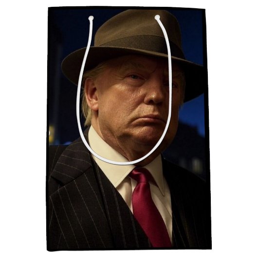 アメリカのゴッドファーザー・ドン・J・トランプ ミディアムペーパーバッグ (正面)