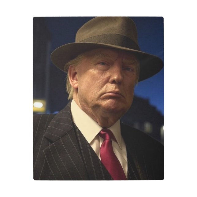 アメリカのゴッドファーザー・ドン・J・トランプ メタルプリント (正面)