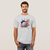 アメリカのゴルフ Tシャツ (正面フル)