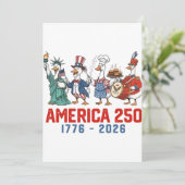アメリカのゴース 4th Of July アメリカ 250年 1776 2026 カード (スタンド正面)