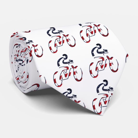 アメリカのサイクリスト(1) ネクタイ (ロール)