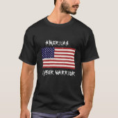 アメリカのサイバーの戦士 Tシャツ (正面)
