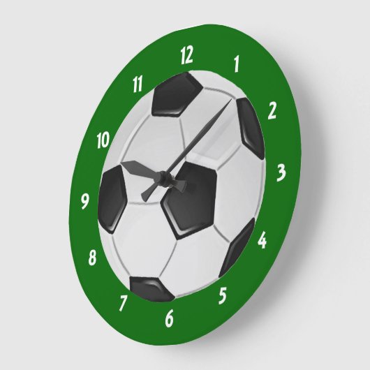 アメリカのサッカーまたは協会のフットボールボール ラージ壁時計 (傾斜)