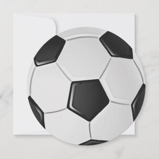 アメリカのサッカーまたは協会のフットボール 招待状 (正面)