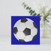 アメリカのサッカーまたは協会のフットボール 招待状 (スタンド正面)