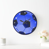 アメリカのサッカーまたは協会サッカー ラージ壁時計 (ホーム)