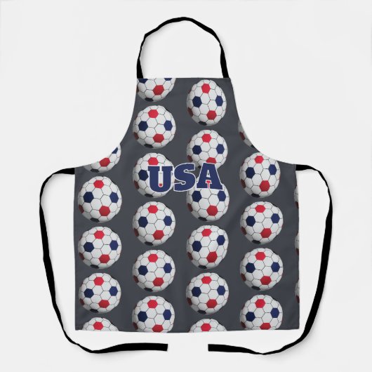 アメリカのサッカーチームのシャツ エプロン (正面)