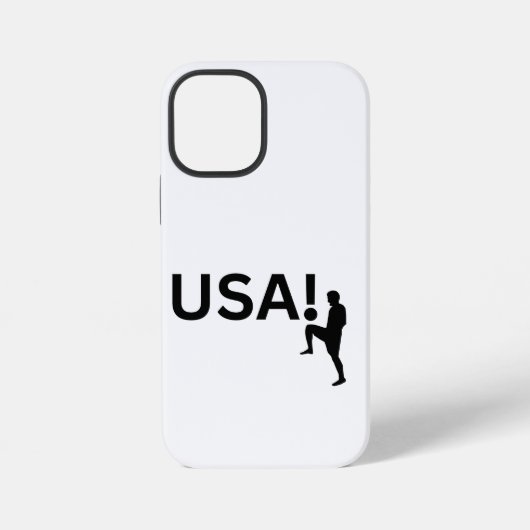 アメリカのサッカー選手 iPhoneケース (裏面)