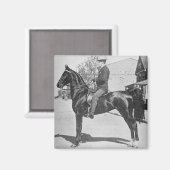アメリカのサドルブレッド馬ヴィンテージ写真 マグネット (正面/裏面)