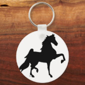 アメリカのサドルブレッド・ホース キーホルダー (正面)