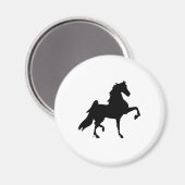 アメリカのサドルブレッド・ホース マグネット (正面/裏面)