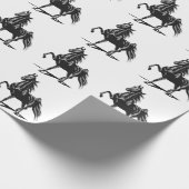 アメリカのサドルブレッド ラッピングペーパー (角)